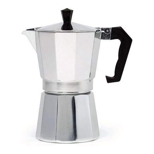 product_image_name-Generic-Coffee Maker Moka Pot Top Expresso Latte Stove Percolator 6 Cups 300ML  (Silver)-2