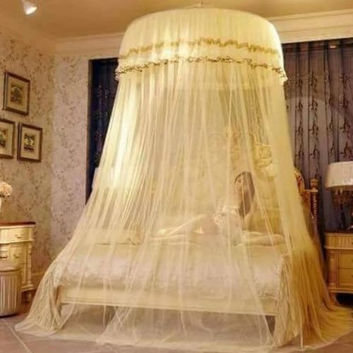 product_image_name-Generic-Top Round mosquito Net - cream -1