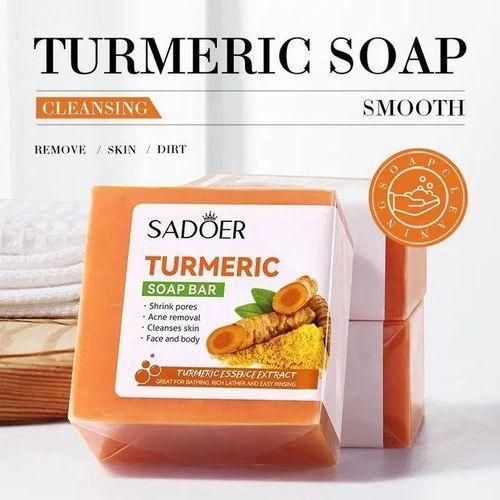 product_image_name-SADOER-3 Pieces Turmeric Soap, Acne Removal Tumeric Soaps-2