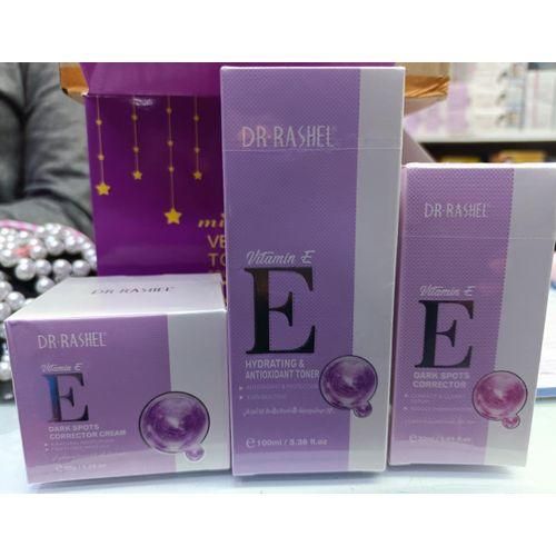 product_image_name-Dr Rashell-Dr. Rashel Vitamin E Dark Spots Corrector Face Cream+serum+toner-1