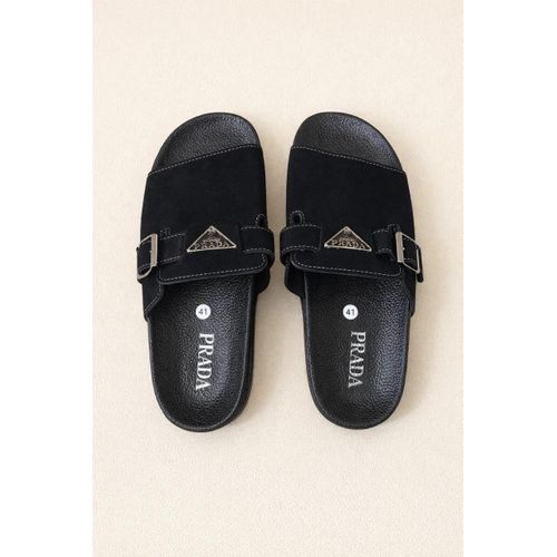 product_image_name-Fashion-Mens's Open Toe Clog sandles -Black -1