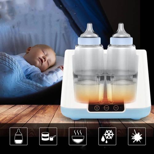 product_image_name-Generic-4-in-1 Baby Bottle Cleaner,Multi-Function Electric Baby Bottle Warmer Milk Heater Infant Feeding Bottle for Kids Nursing (110V) -Multicolor-4