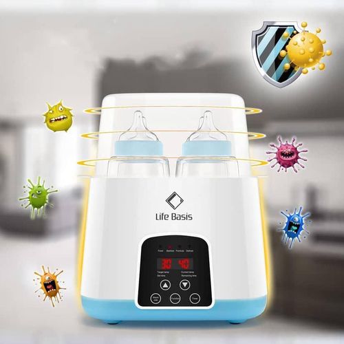 product_image_name-Generic-4-in-1 Baby Bottle Cleaner,Multi-Function Electric Baby Bottle Warmer Milk Heater Infant Feeding Bottle for Kids Nursing (110V) -Multicolor-5