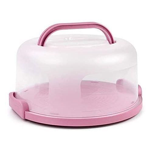 product_image_name-Generic-Portable Cake Storage Bin Cupcake Holder Container Box- Multi-colours -2