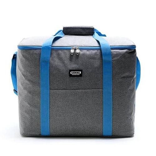 product_image_name-Generic-Collapsible Cooler  Portable Travel Cooler  Bag For Grocery Shop Water Bottle Lunch Beer Wine Cooler Backpace Camping  Beach Leak Proof Insulated Bag -Multicolor-1