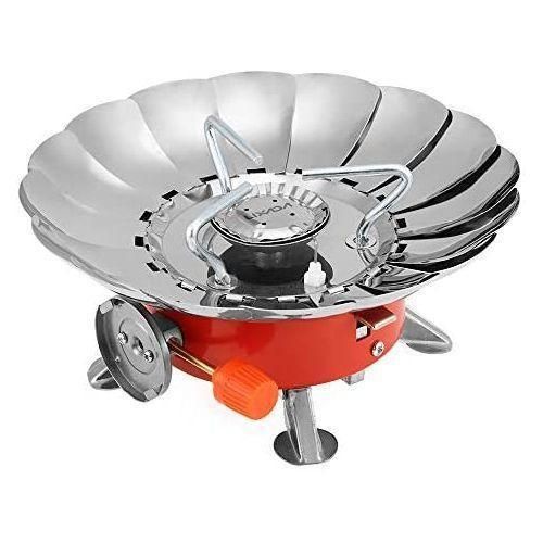 product_image_name-Generic-Portable Camping Gas Stove,Folding Windproof Ignition Gas Stove  Silver.-1