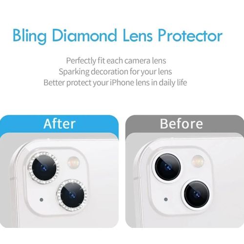 product_image_name-Universal-iPhone 11 11 Pro 11 Pro Max Point Drill Camera Lens Protector Circle Camera glasss Protector Diamond Silver -3
