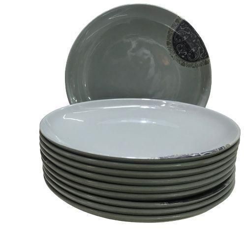 product_image_name-Generic-Heavy Melamine Plates - Grey-1