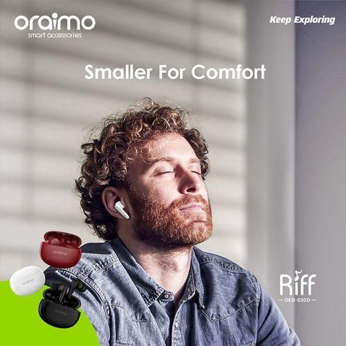 product_image_name-Oraimo-Riff Smaller For Comfort True Wireless Earbuds - White-2