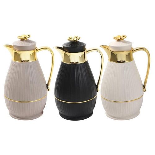 product_image_name-Generic-1 Piece Of 1 Litre Carafe Insulated Vacuum Flask for Hot & Cold Liquid Double Wall Thermal Carafe Coffee Thermos  Travel, Hiking, Camping  Tea Container -4