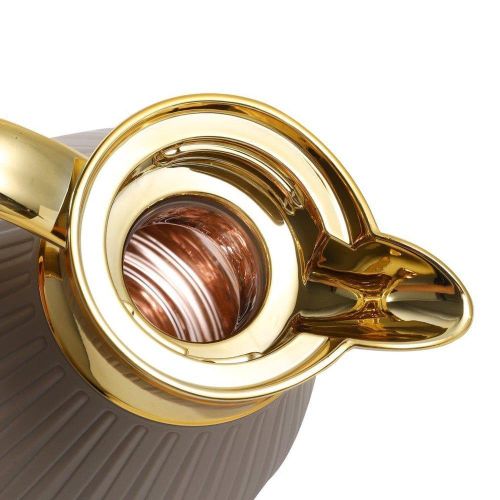 product_image_name-Generic-1 Piece Of 1 Litre Carafe Insulated Vacuum Flask for Hot & Cold Liquid Double Wall Thermal Carafe Coffee Thermos  Travel, Hiking, Camping  Tea Container -7