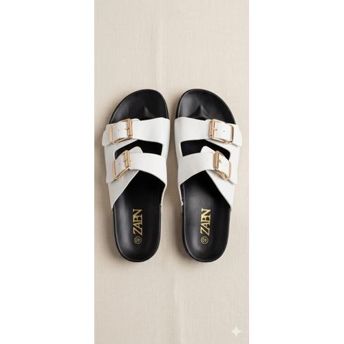 product_image_name-Fashion-Women Flat Sandals Shoes - White-1