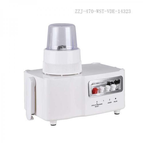 product_image_name-Winningstar-4 IN 1 Electric Multi-Functional 3-Speed Juicer Blender Extractor Fruit Stainless Steel PS Cup 4 Blade Meat Grinding Cup+ 2-Blade Grinding Cup Food Processor- White.-4