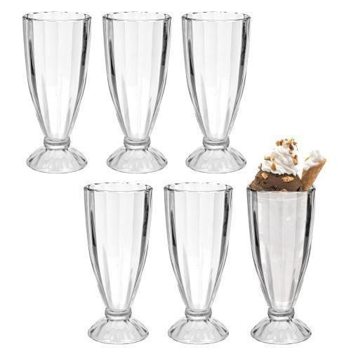 product_image_name-Generic-6 Pieces Set Of Milk Shakes/Ice cream/Cocktail Drinking Glasses-1