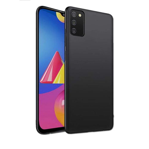 product_image_name-Generic-Sides Full Protection Silicon Back Cover Case for Samsung Galaxy A03s - (Black)-1