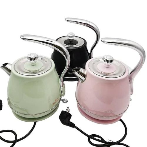 product_image_name-Boma-1.7L  Rectro Electric Heat Kettle Automatic Power-Off Water Boiling Pot- Multicolor-6