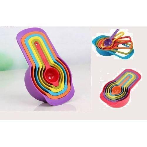 product_image_name-Generic-6 piece Kitchen Measuring Spoons and Cup Set - Multi-color-2