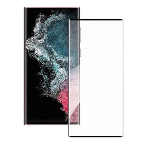 product_image_name-Samsung-Galaxy S22/S23 Ultra 5G Full Glue Display Guard, Full Glue Tempered Glass, 3D Curved, HD Clear Scratch-Resistant Protective Glass – Black-1