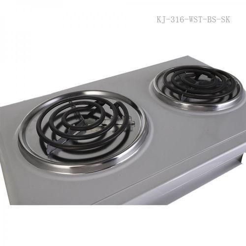 product_image_name-Winningstar-45L Electric Convection Oven With 2 Coil Hot Plate Heating Mode 3 Timer- White.-4