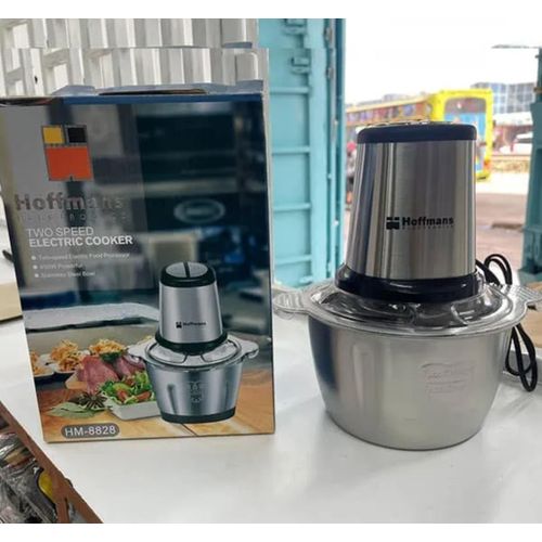 product_image_name-Hoffmans-2.0L New Electric Stainless Steel Meat Chopper Household Grinder Food Processor- Silver-2