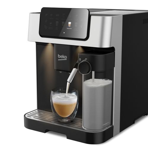product_image_name-Beko-Coffee Machine, Milk Frother, Detachable Water Tank, Removable Drip Tray, 5Grinding courseness-1