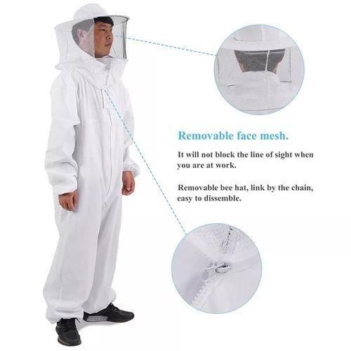 product_image_name-Generic-Full Body Beekeeping Suit Ventilated Hood Beekeeper Protective Suit 3 Sizes L-1