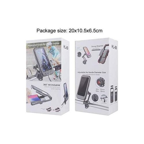 product_image_name-Generic-Magnetic Waterproof Mobile Phone Case Holder Bike Motorcycle Handlebar Mount Bag,Navigation Stand -Black.-2