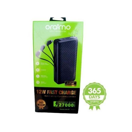 product_image_name-Generic-Mobile Battery 27000mAh Traveler Link With Inbuilt Cables 12W Power Bank Thin Smartphone ChargerConvenient to Carry, Business Trips, Travel, Emergency Measures, PSE Certified, Compatible with iPhone, iPad, and Android Devices- Black -7