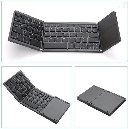 product_image_name-Other-B033 Mini Folding Keyboard Wireless Bluetooth Keyboard With Touchpad For Windows,Android, IOS Black -2