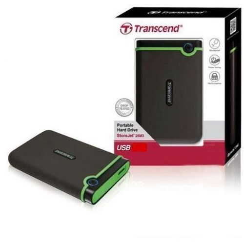product_image_name-Transcend-4TB Portable USB 3.0 Hard Disk - Black, Green-1