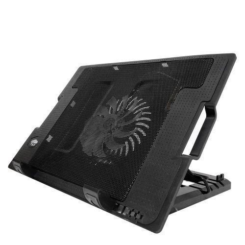 product_image_name-Generic-Notebook Laptop Cooling Pad with Stand - Black, Blue Light-2