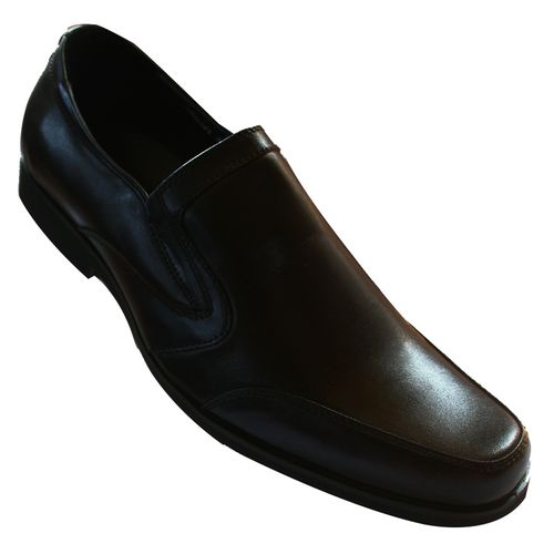 Shop Men's Push in Leather Gentle Shoes - Black | Jumia Uganda