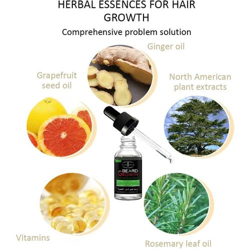 product_image_name-Aichun Beauty-Beard Oil Mustache Hair Pure Natural Nutrients Skin Cleansing Vitamins Grapefruit Seed Oil Ginger Andrea Hair 30ml-8