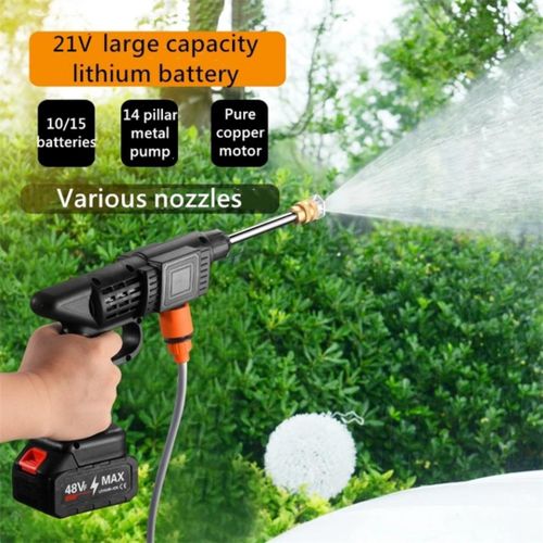 product_image_name-Generic-Portable cordless pressure washer black-color -3