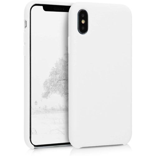 product_image_name-Generic-IPhone X, XR, XS, XS Max Case TPU Silicone Phone Cover With Soft Finish - White-1