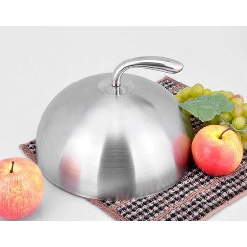 product_image_name-Generic-Round Stainless Steel Plate,Food Cover-Silver.-3