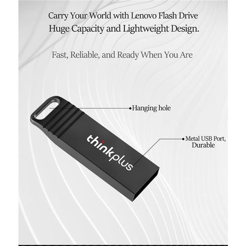 product_image_name-Lenovo-Thinkplus Original 64 GB USB 3.2 Metal USB Flash Drive-4