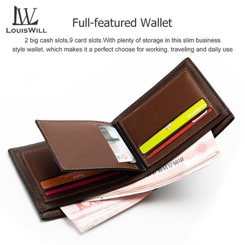 Shop Louiswill Men Wallets Short Wallets Soft PU Leather Purse | Jumia ...