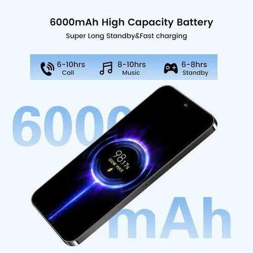 product_image_name-Mbo-16A Pro 4G -  6.6"HD+ 128GB ROM 12GB RAM 21MP 6000mAh (With Earphones, Glass Protector, Cover) - Black-5