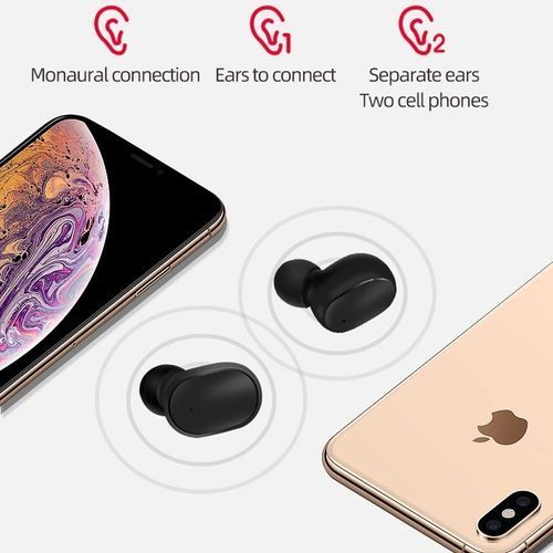 Shop Earbuds Wireless Headsets Bluetooth Earphones A6S TWS with