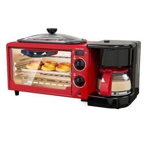 product_image_name-Hoffmans-3 In 1 Home Breakfast Machine Maker Coffee Frying Pan Bread -Black&Red-2