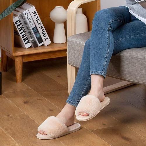 product_image_name-Generic-Plush Comfort Slide Slippers-1