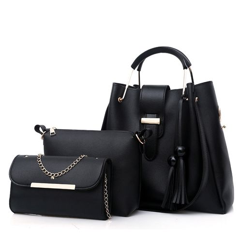 Shop 3 PCS Women Bags Ladies Bags Handbags Purse Shoulder Bags Tote ...