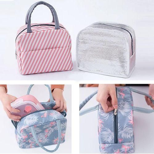 product_image_name-Generic-Reusable Portable Pouch Insulated Lunch Bag, Portable Thickened Lunch Bags, Fabric Adult Tote Bag Lunch Bag Cooler and Thermal Lunch Organizer for Women, Men Picnic,Camping School, Picnic, Office, Outdoor, Gym-2