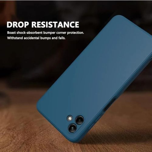product_image_name-Samsung-Galaxy A04 A04e Soft Rubber Liquid Silicone Case Cover Blue-4