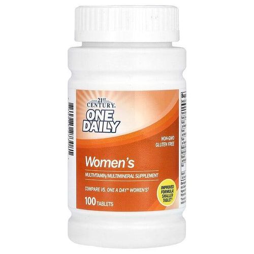 product_image_name-21st Century- One Daily, Women's, 100 Tablets multivitamin-1