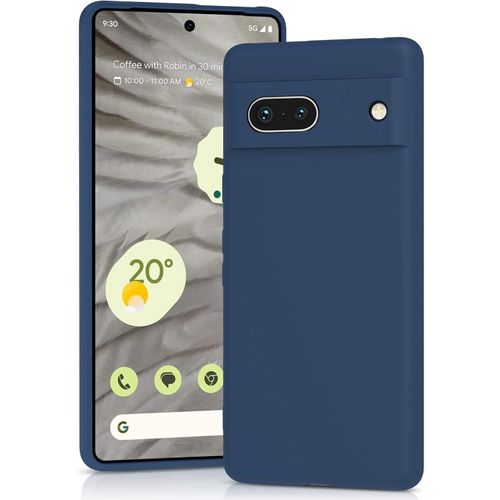 product_image_name-Generic-Google Pixel 7, 7a, 7 Pro SIlicone Case-Blue-7