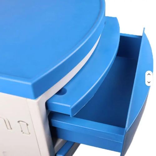 product_image_name-Generic-Movable Abs Plastic Bedside Hospital Drawer Lock For Storing Medical Supplies Documents Very Strong Material - Multicolor-6
