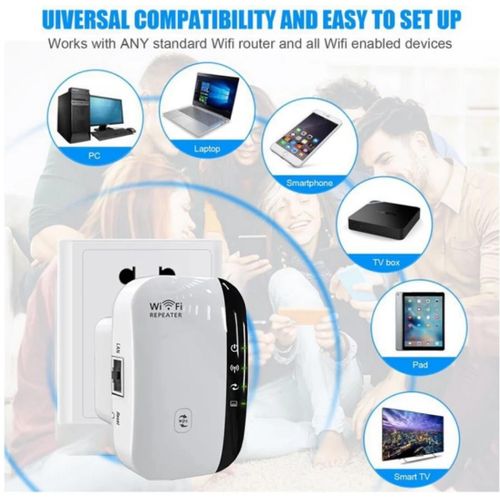 product_image_name-Generic-WiFi Repeater 300Mbps – Wireless Signal Amplifier for Home & Office-Wifi Repeater- Extender White-5