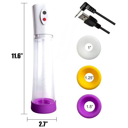 product_image_name-Generic-PENIŚ ENLARGEMÉNT PUMP, Electric Vacuum díck Elongation cocķ Growth traction stretcher extender device Cóck Strengthening Peni Pump for men with small pen is-2